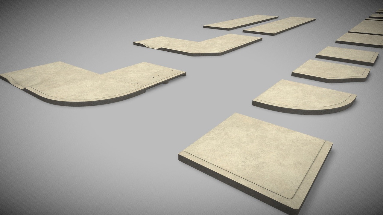 Media 1 for listing Modular Sidewalks Setbuild Pack