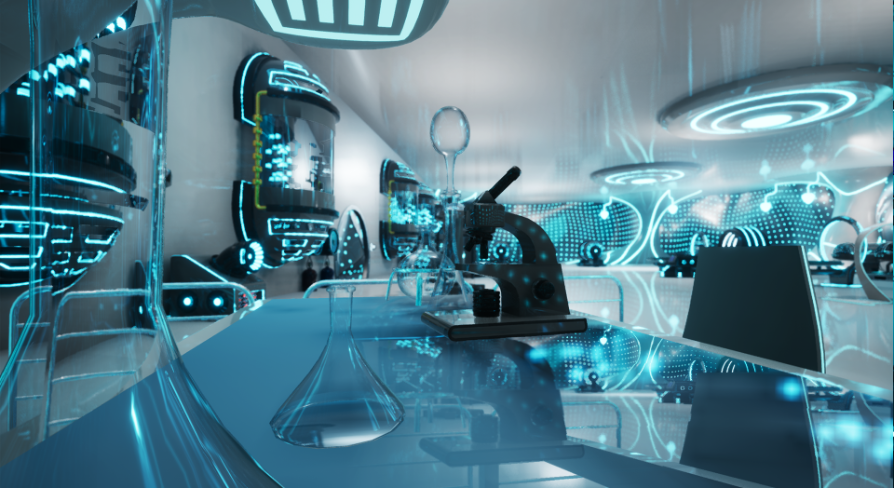 MEDICAL LABORATORY MODULAR FUTURISTIC SCI FI | Fab