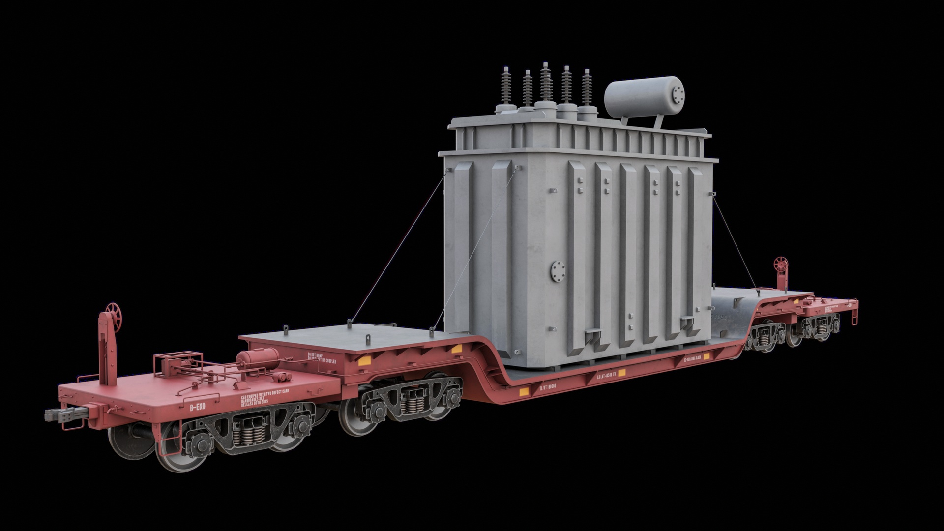 Media 1 for listing Depressed Center Flatcar Wagon