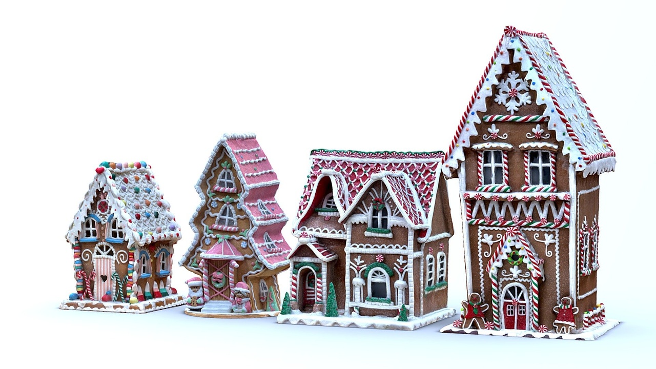 Media 1 for listing Gingerbread Houses Scan Pack