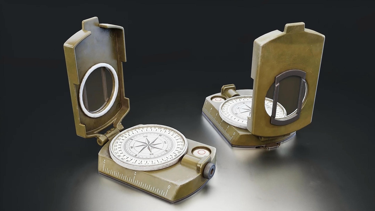 Military Compass 3D Model | Fab