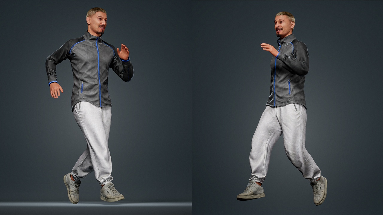 Media 1 for listing Streetwear tracksuit full body - Outfit for MH Rigged