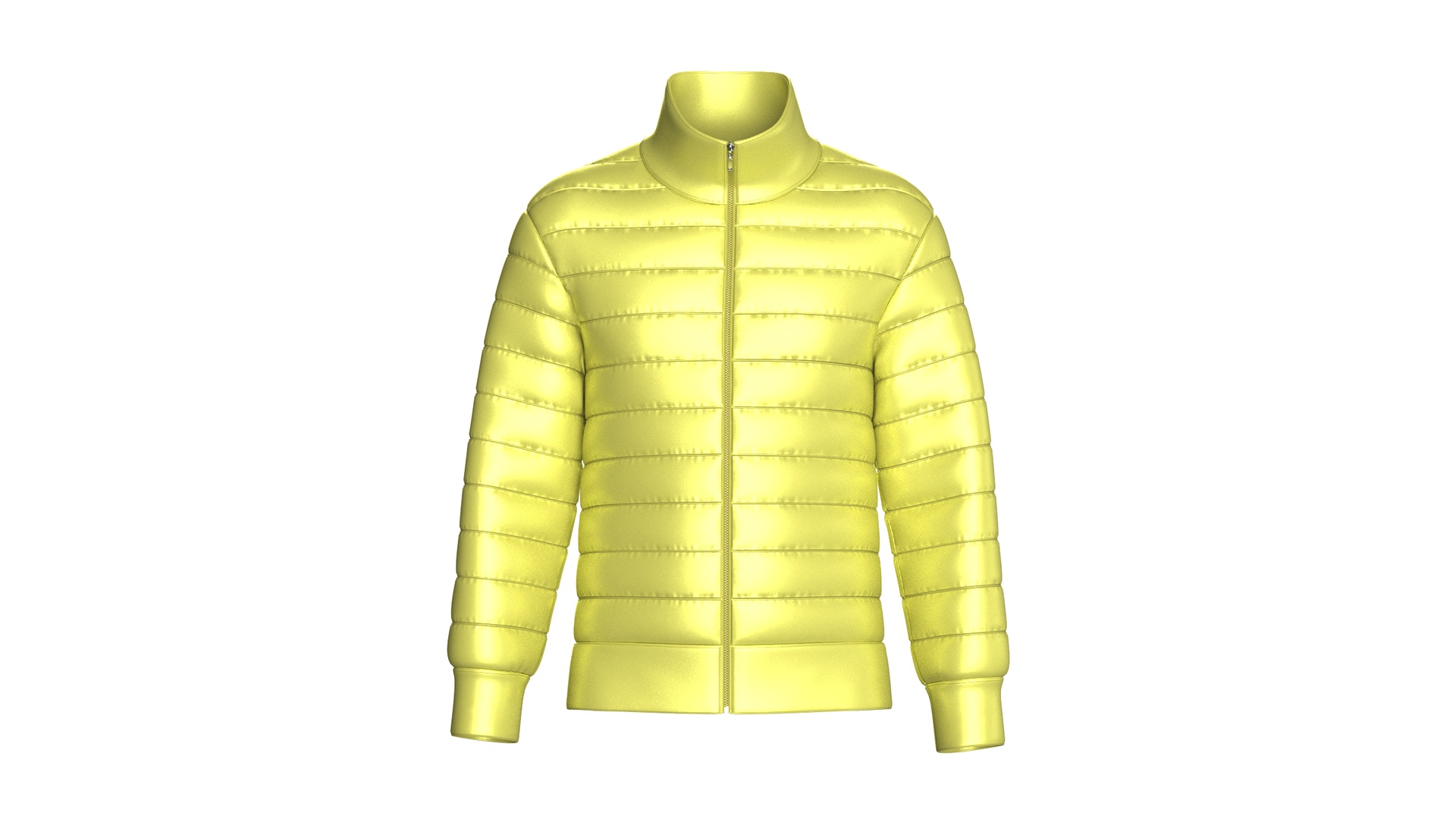 Media 1 for listing Men Zip - Up Padded Winter Jacket | High Poly