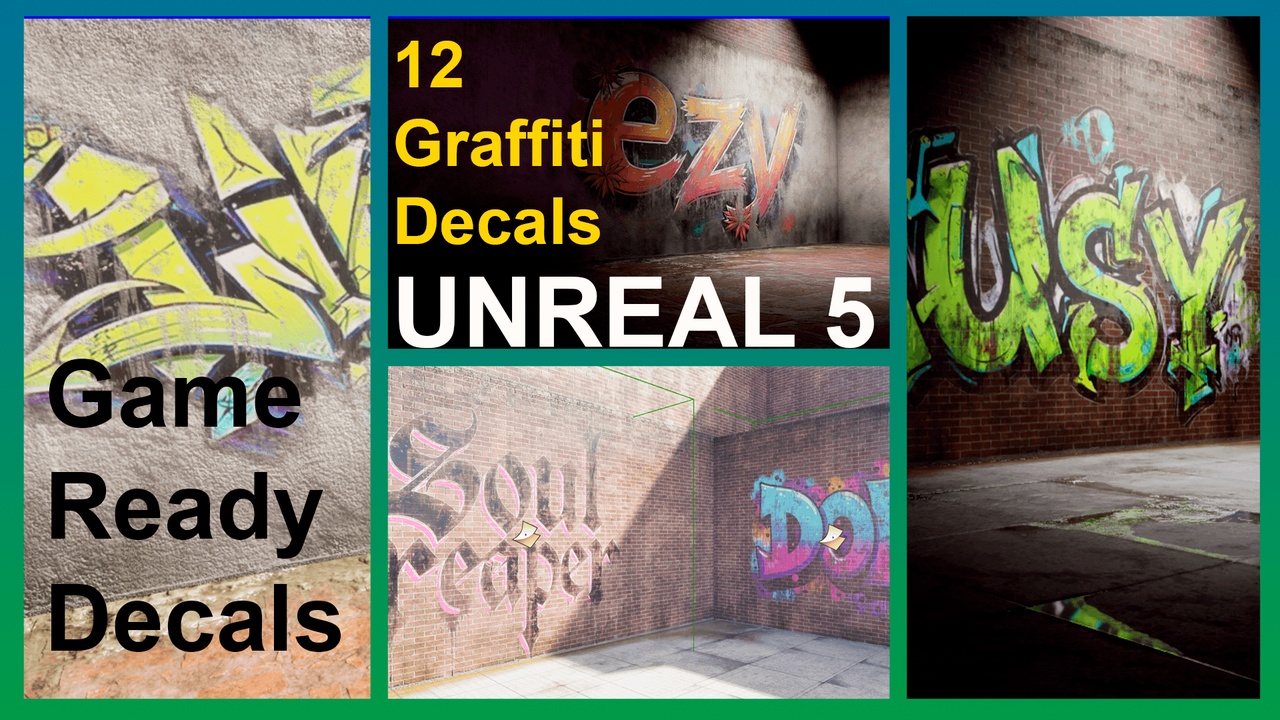 Media 1 for listing 12 Street Graffiti Decals