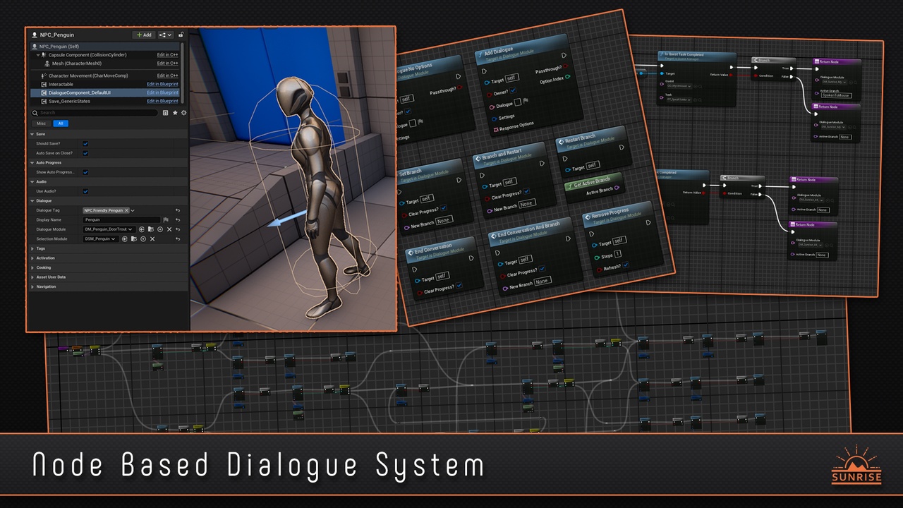 Media 1 for listing Project Sunrise - Interaction, Dialogue & Quest System