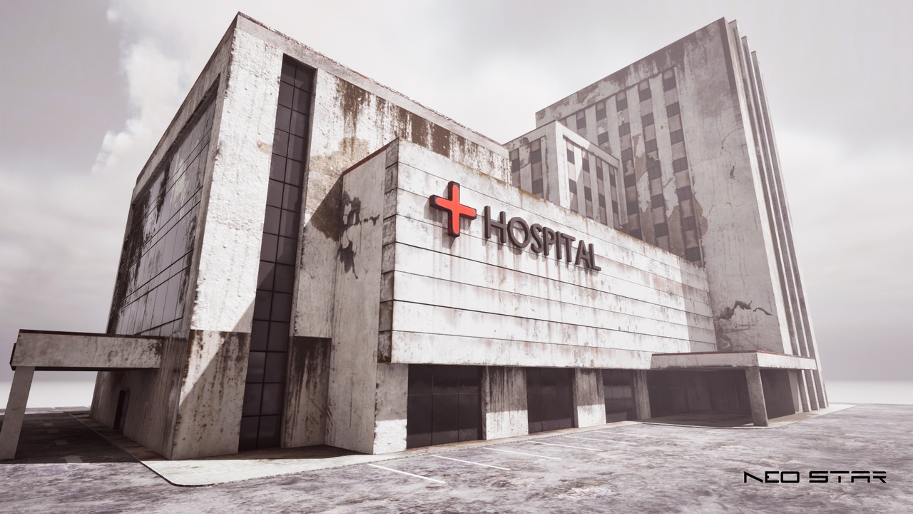 Media 1 for listing Post Apocalyptic Abandoned Hospital