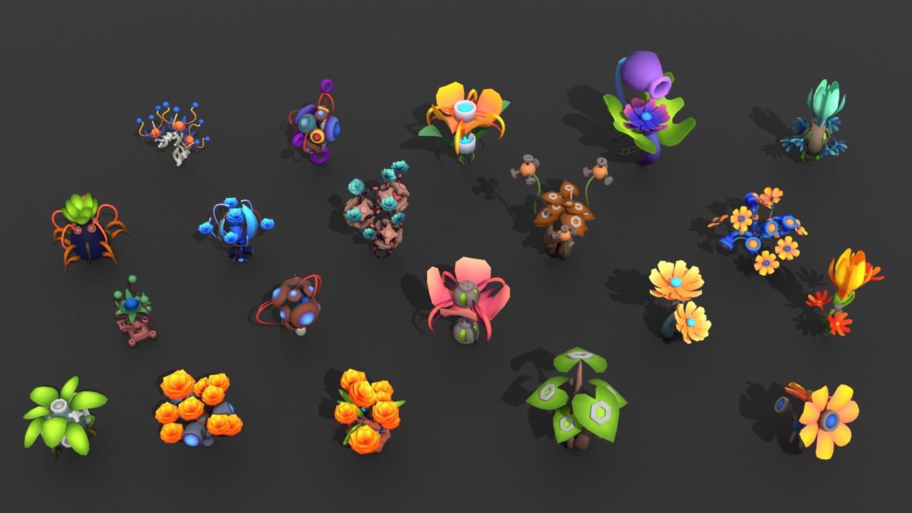 Media 1 for listing Biomechanical World - Plants and Flowers