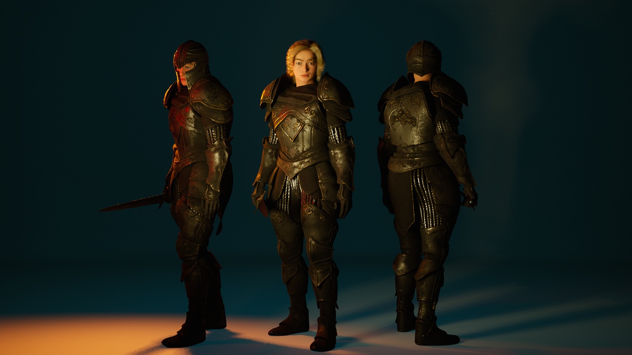 Media 1 for listing Lone Knight - Female Version - Metahuman
