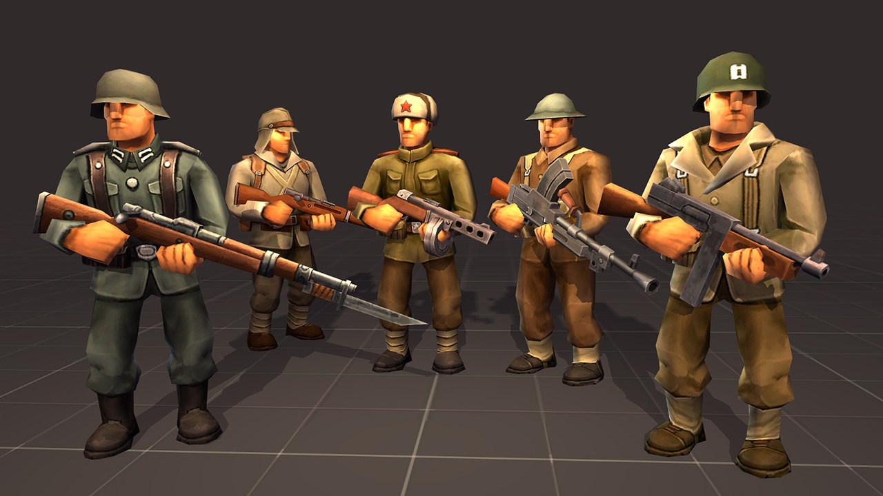 Toon Soldiers WW2 Fab