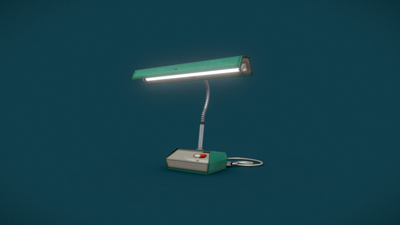 Media 1 for listing Desk Lamp with Flexible Neck - Mint Green