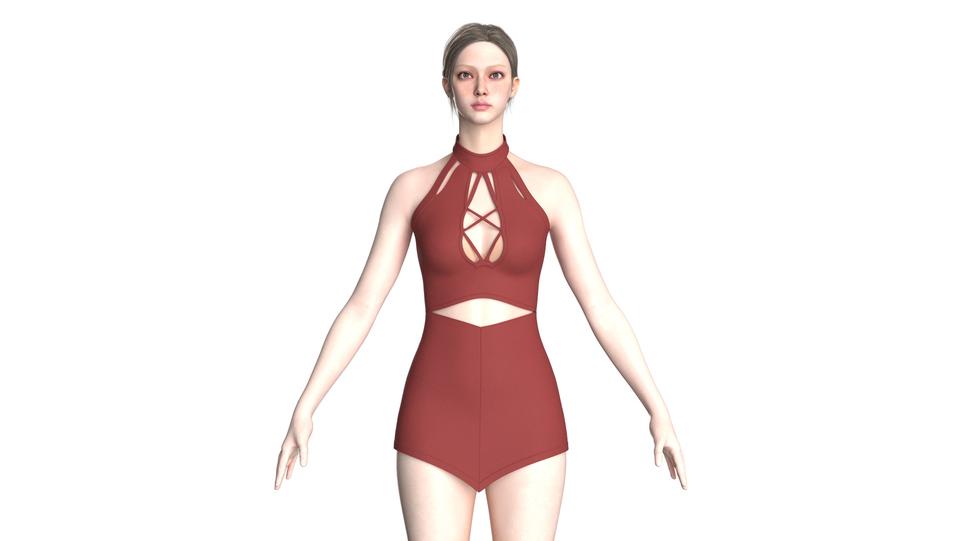 Media 1 for listing Girls Short Dress - Outfit | High Poly