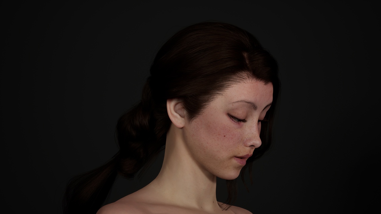 Media 1 for listing MetaHair 155- Groom hair for Metahumans - With low lowpoly version in additional