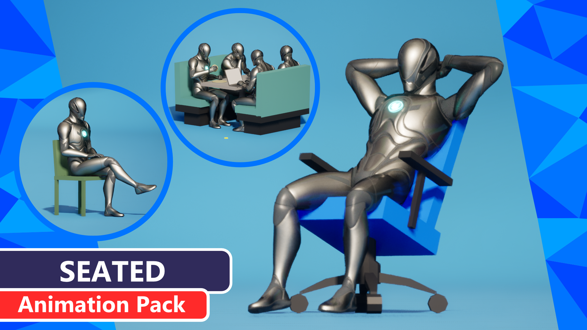 MC Seated Animation Pack | Fab
