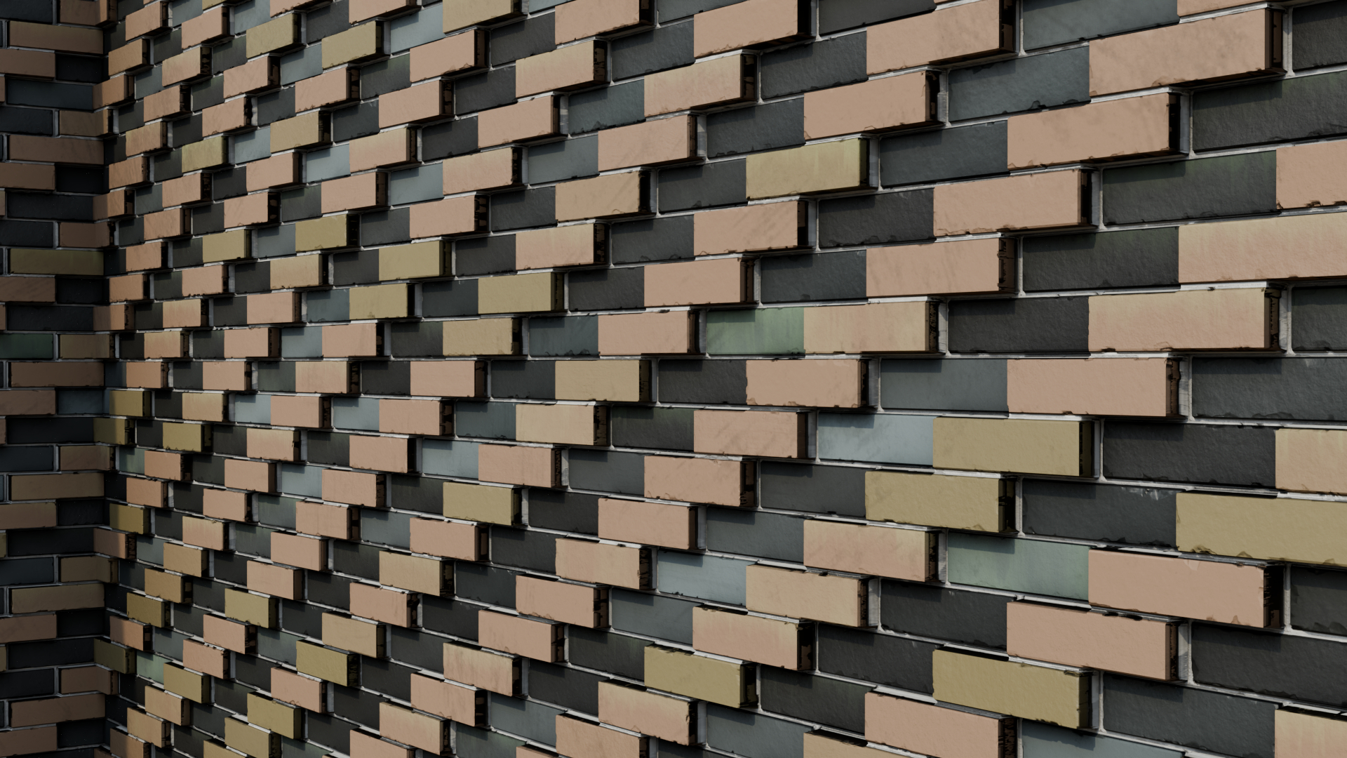 Realistic PBR material. The brick wall #12 | Fab