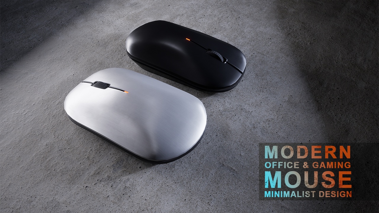 Modern Tech Mouse Modern Wireless Mouse - Office & Gaming | Fab