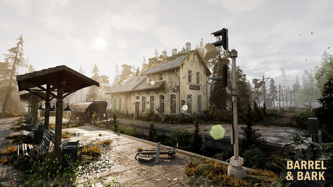 Media 1 for listing Forgotten Departure | Post-Apocalyptic Train Station