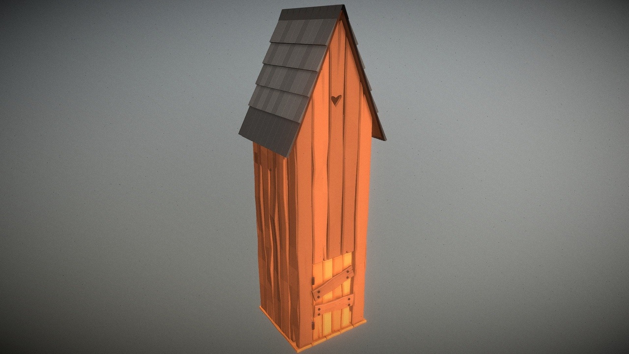 Media 1 for listing Cartoon low-poly building