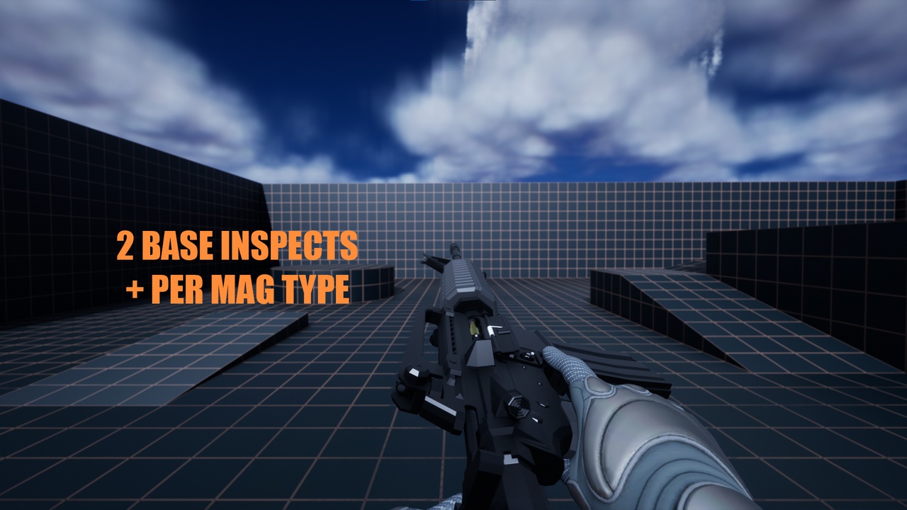 FPS Animations - Low Poly M4/M16 Modular 제품 등록을 위한 미디어 1개