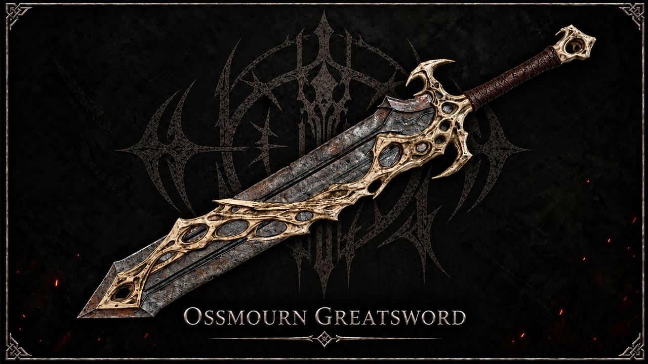 Media 1 for listing Ossmourn | Dark Fantasy Greatsword