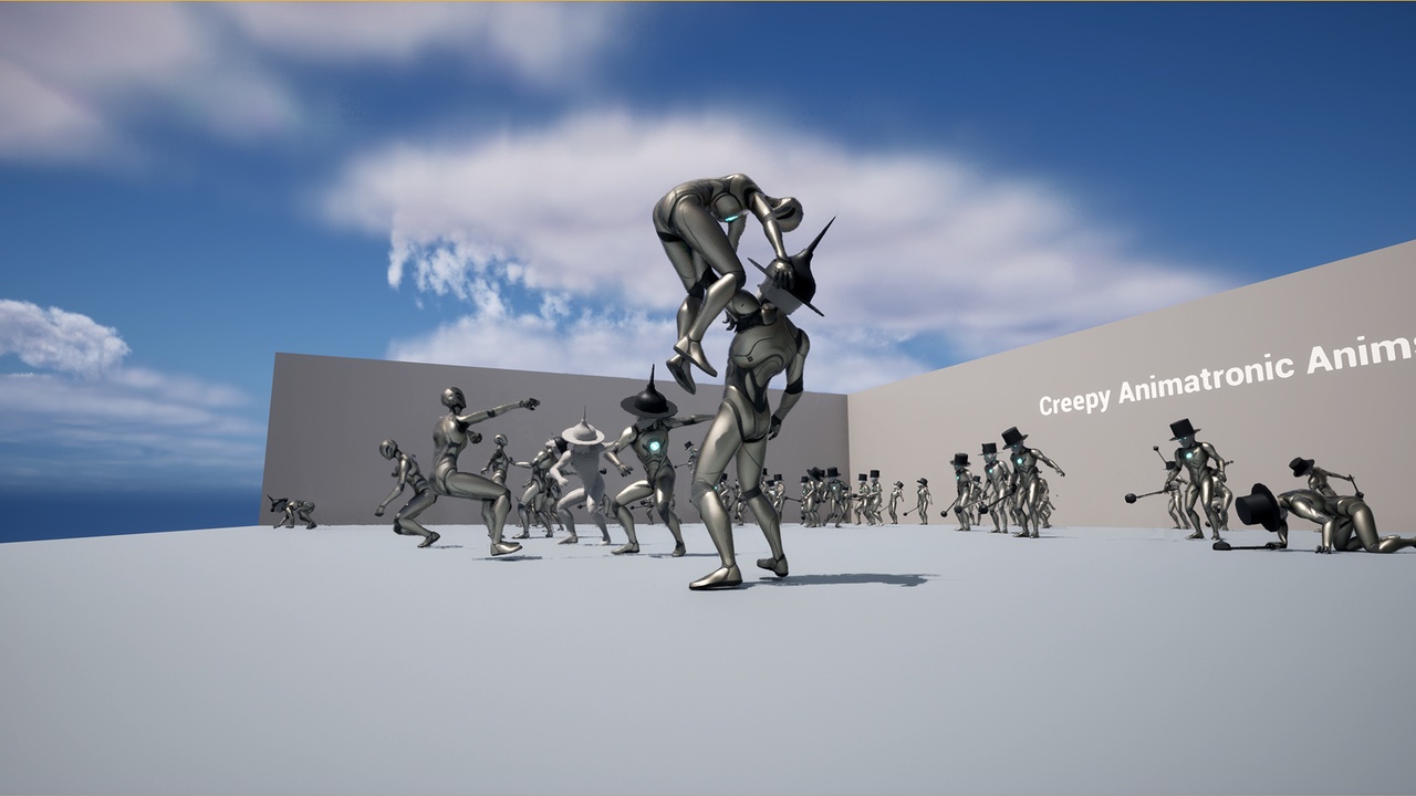 Media 1 for listing Creepy Animatronic Anims