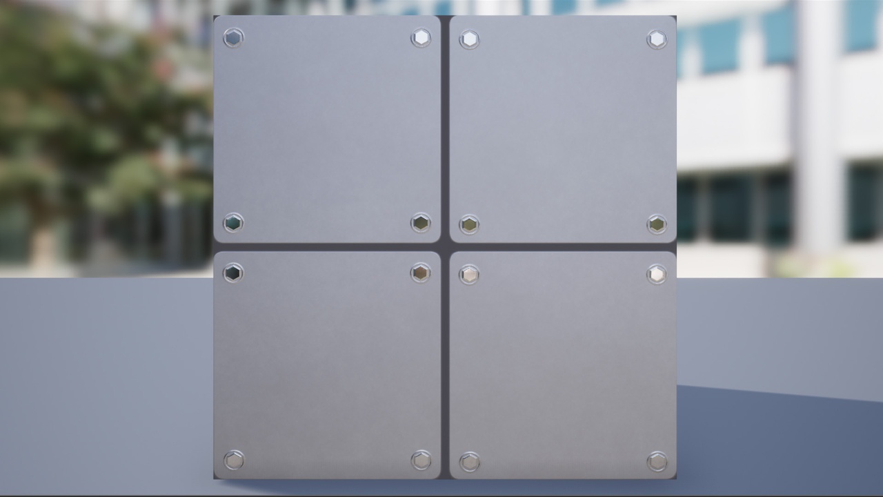 Media 1 for listing Sci-Fi pack of 11 floor/wall/ceiling Materials support customization & 4k