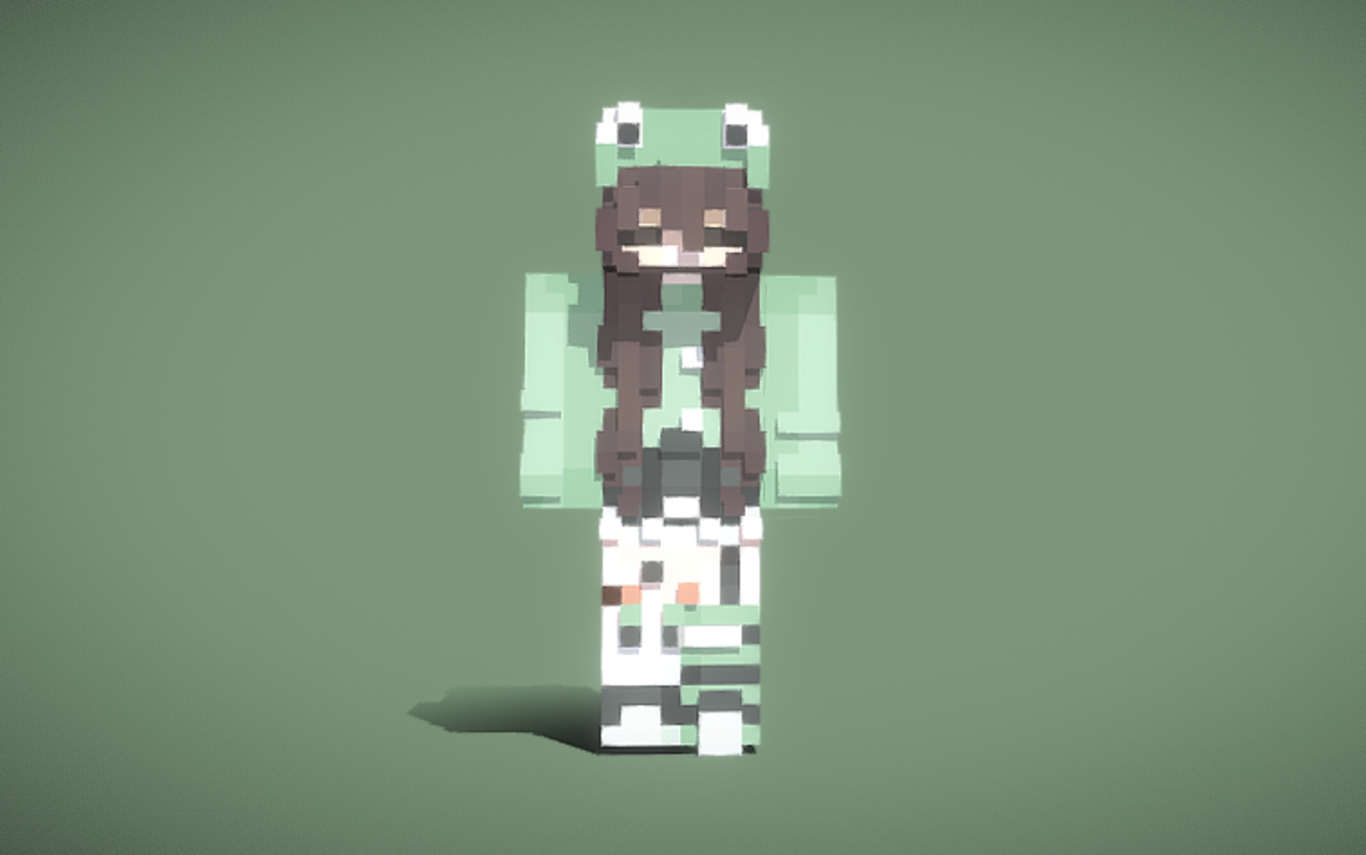 Media 1 for listing Stylized Voxel Modular Character – 6 Pieces 05