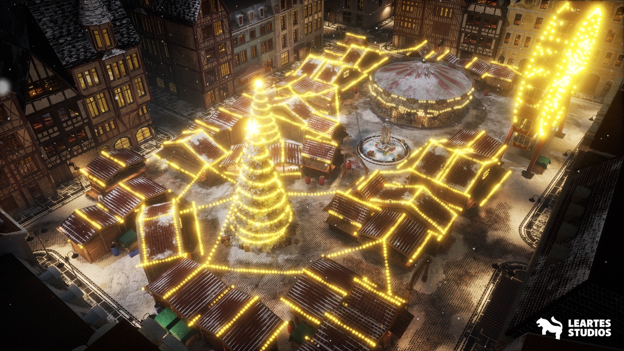 Media 1 for listing Christmas Market ( Realistic Christmas Europea Europea Market Christmas Market )