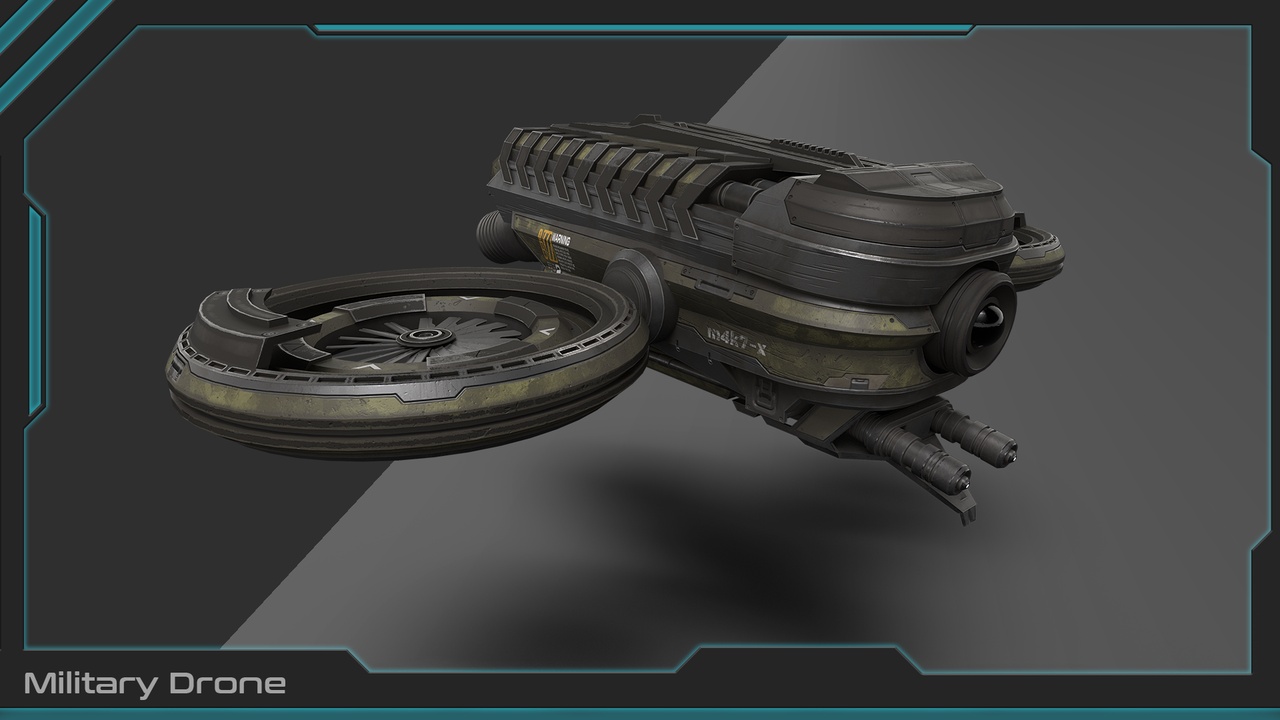 Military Drone and Basic Controller | Fab