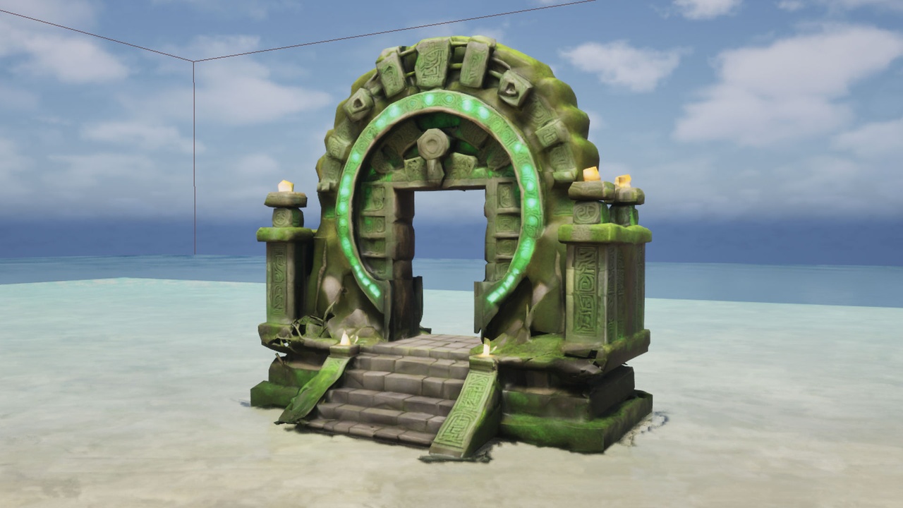 Media 1 for listing Mayan Stargate - Ancient Portal - Low Poly Gateway