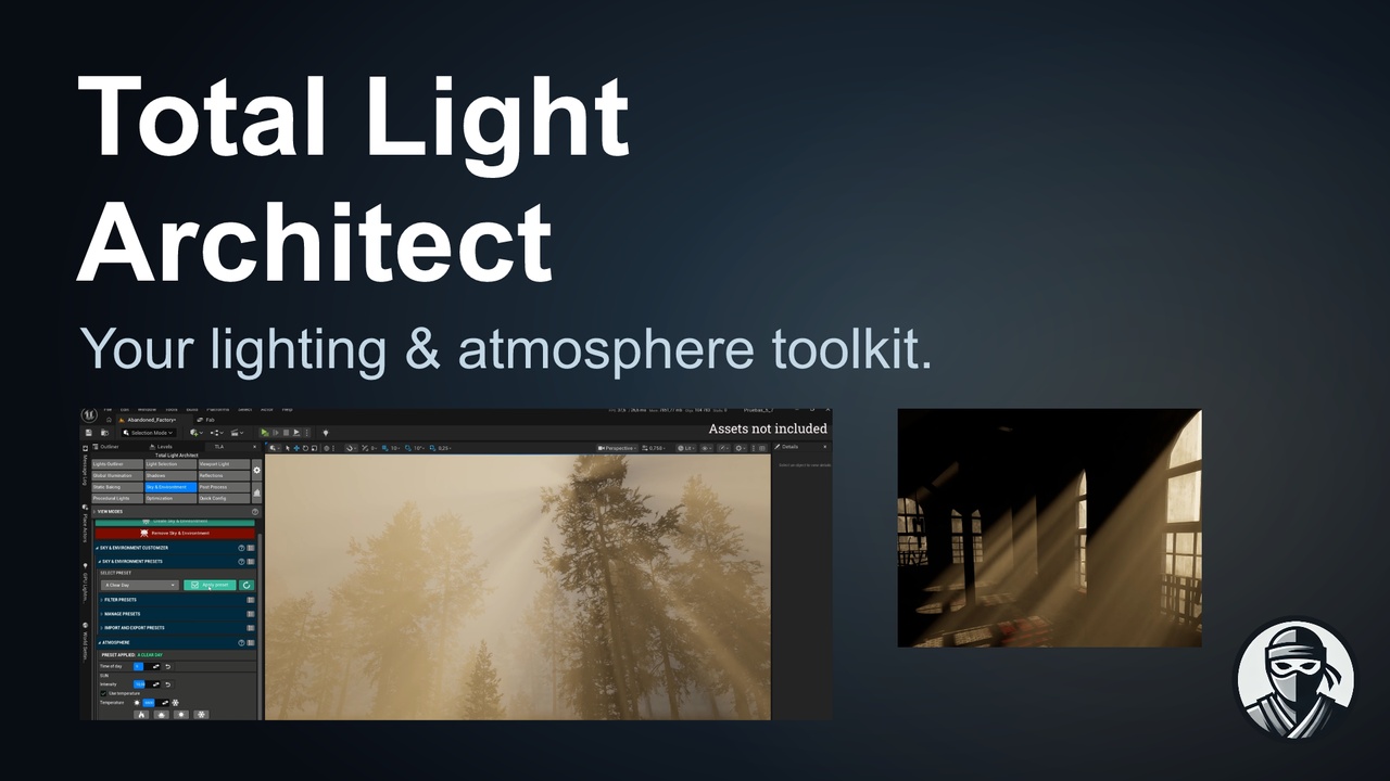 Media 1 for listing Total Light Architect - Ultimate Lighting & Atmosphere Toolkit