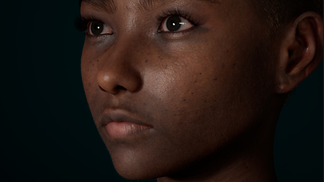 商品 Editable MetaHuman African Girl - Kardashian.With hair, no clothing included. 的媒体 1