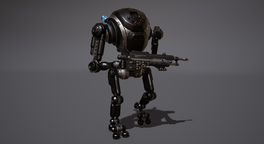 Sci Fi Battle Robot SCI FI: ADVANCED COMBAT DROID