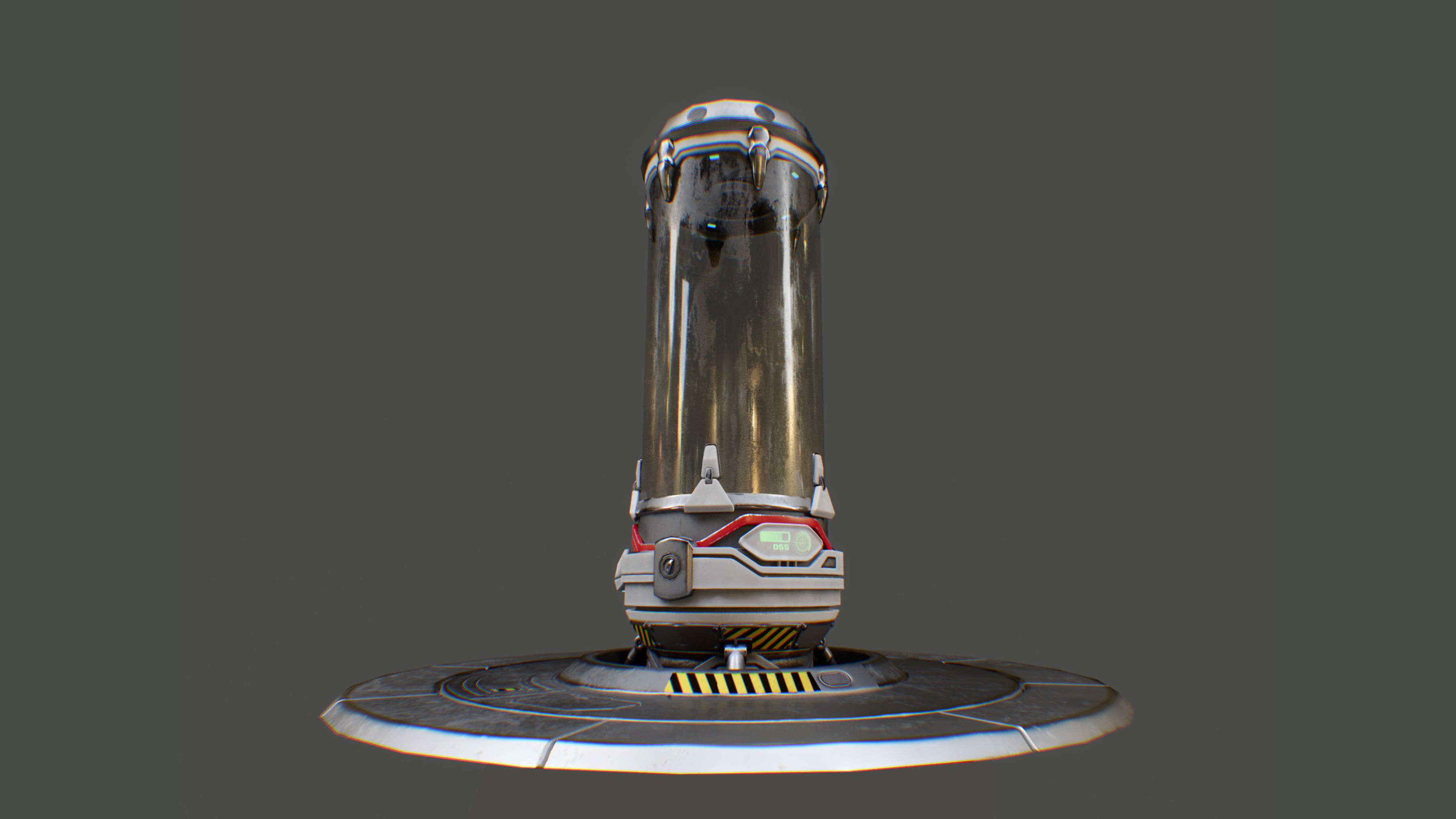 Scifi capsule - cryopod | Fab