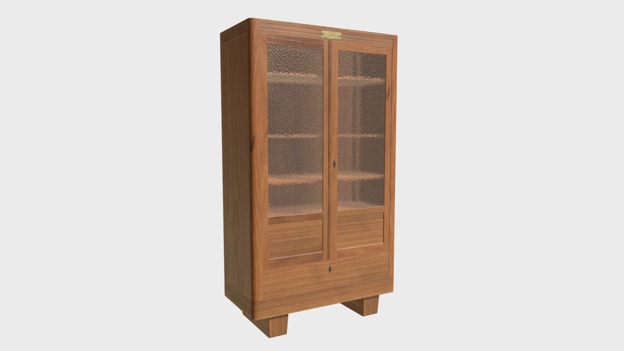 Media 1 for listing Vintage school cabinet