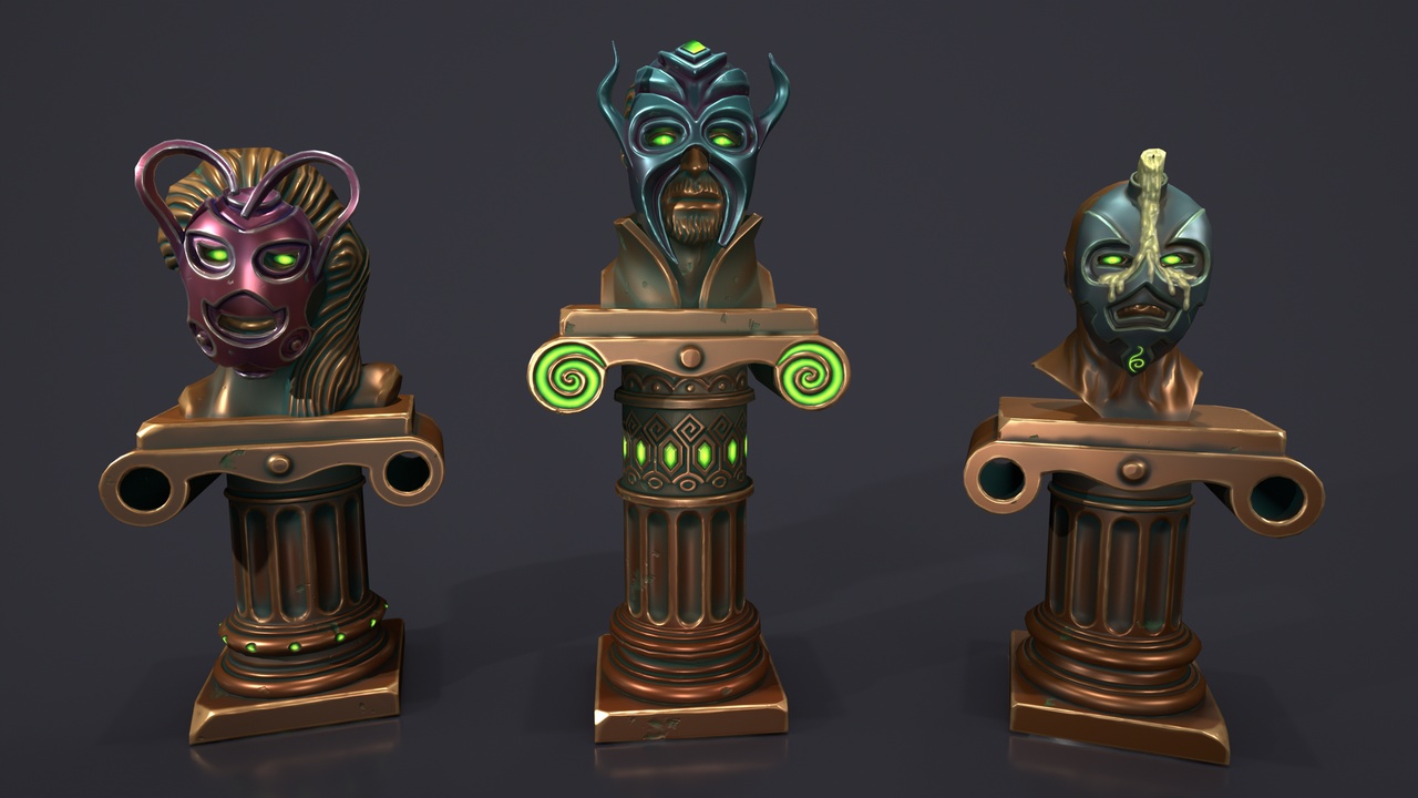 Media 1 for listing Pedestals with masks