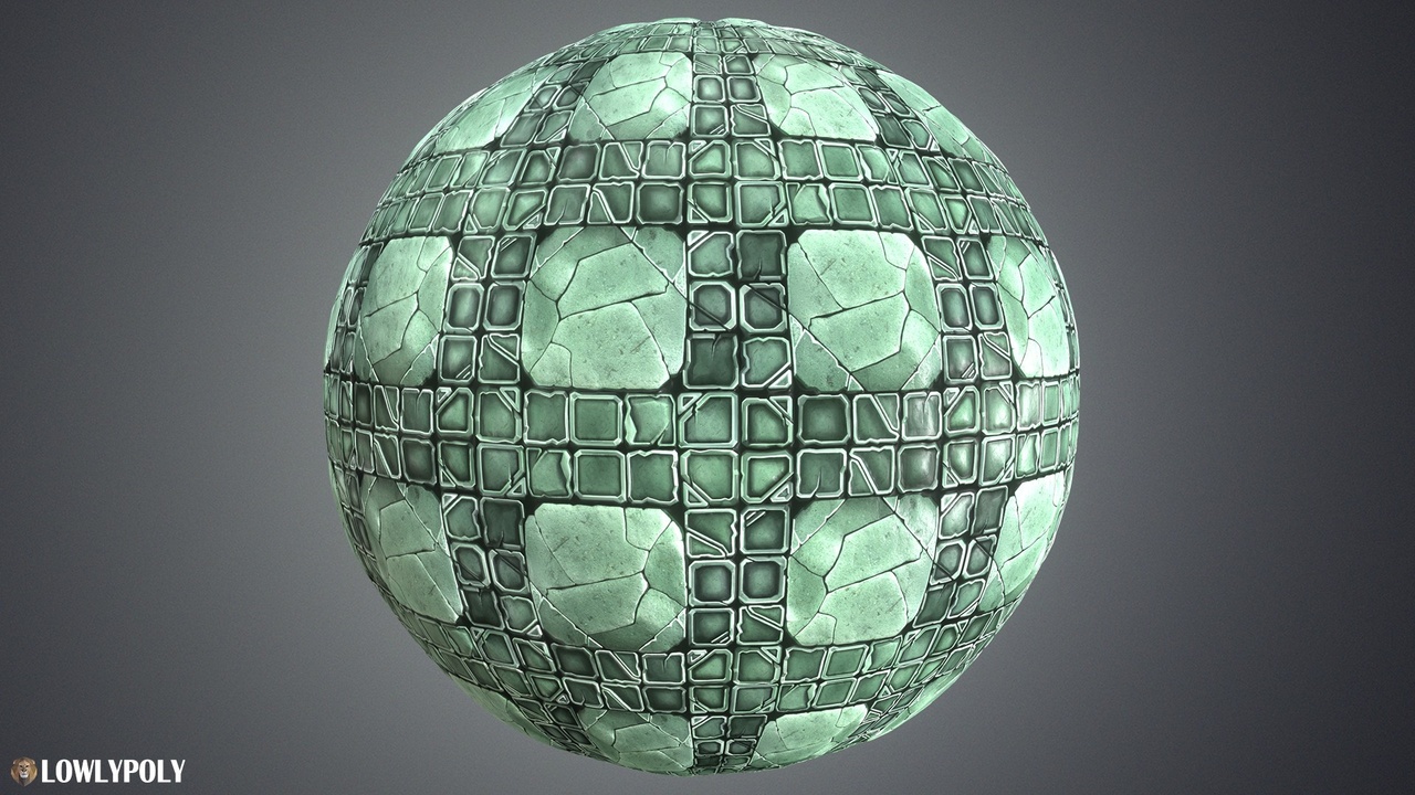 Media 1 for listing Tiles Vol.54 - Hand Painted Textures