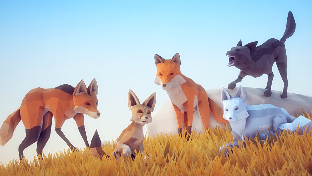 Media 1 for listing Poly Art Fox