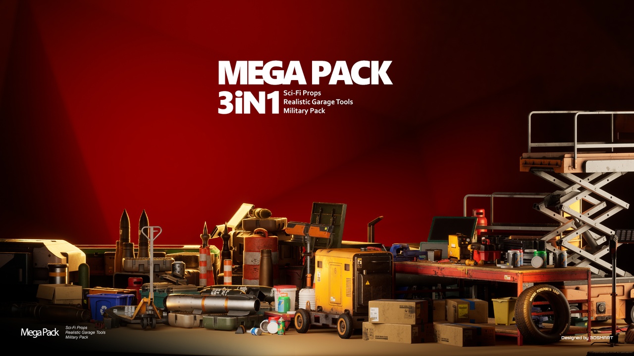 Media 1 for listing Realistic Props Megapack