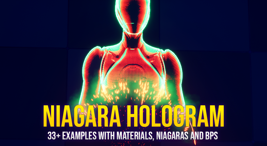 Hologram VFX With Niagara Pack 4 | Fab