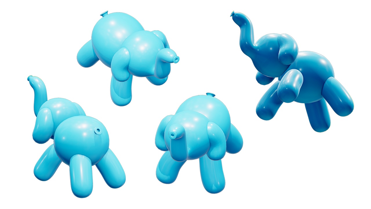 Media 1 for listing Elephant Balloon