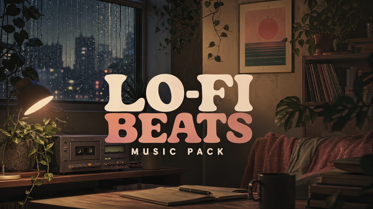 Media 1 for listing Lo-Fi Beats Music Pack: Chill, Cozy, Menu, Casual Game