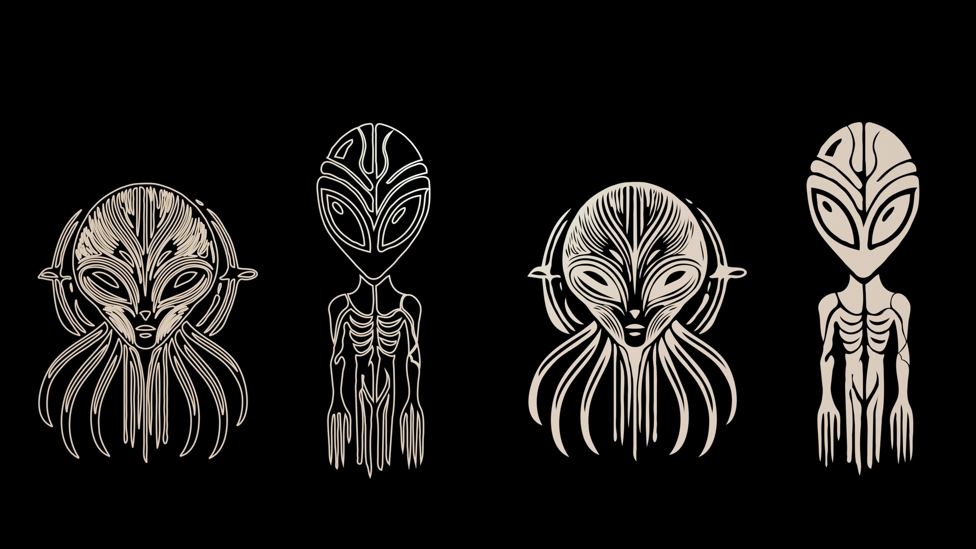 Media 1 for listing 3D Alien Alphabet - Mega Pack