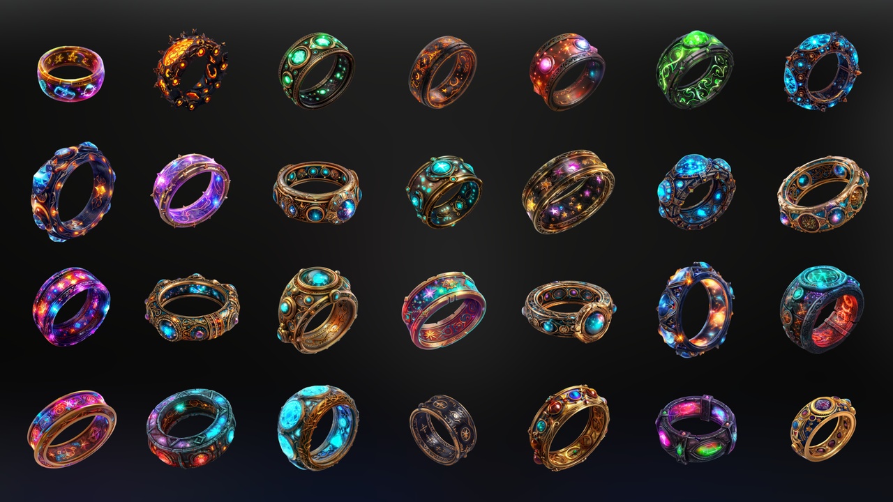 Media 1 for listing Magic Rings - Icon Pack