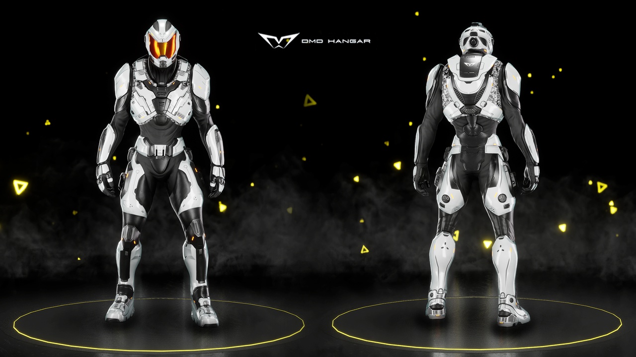 Média 1 pour l'article SciFi Character PILOT MALE PACK Vol.1