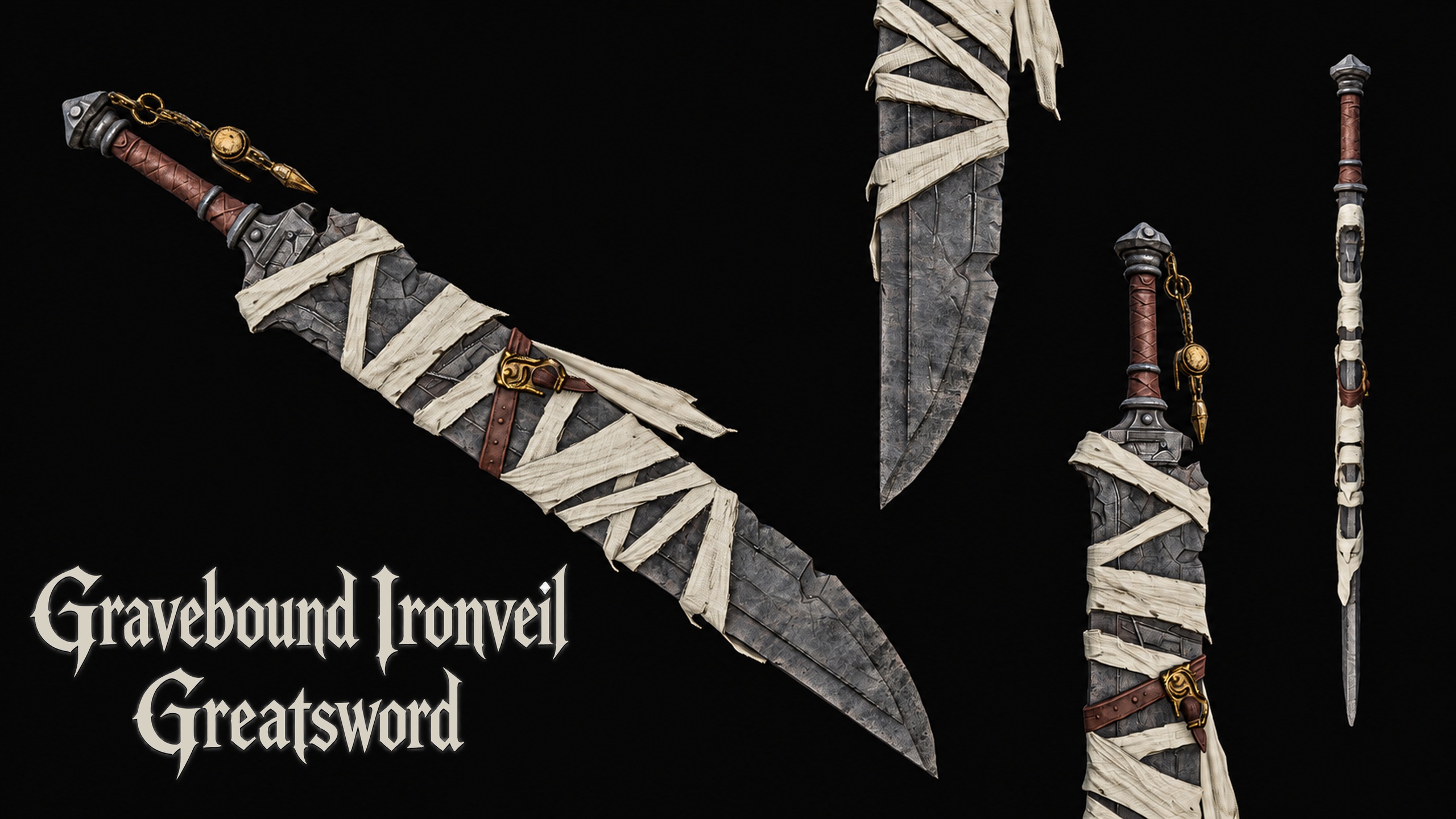 Media 1 for listing Gravebound Ironveil | Dark Fantasy Greatsword