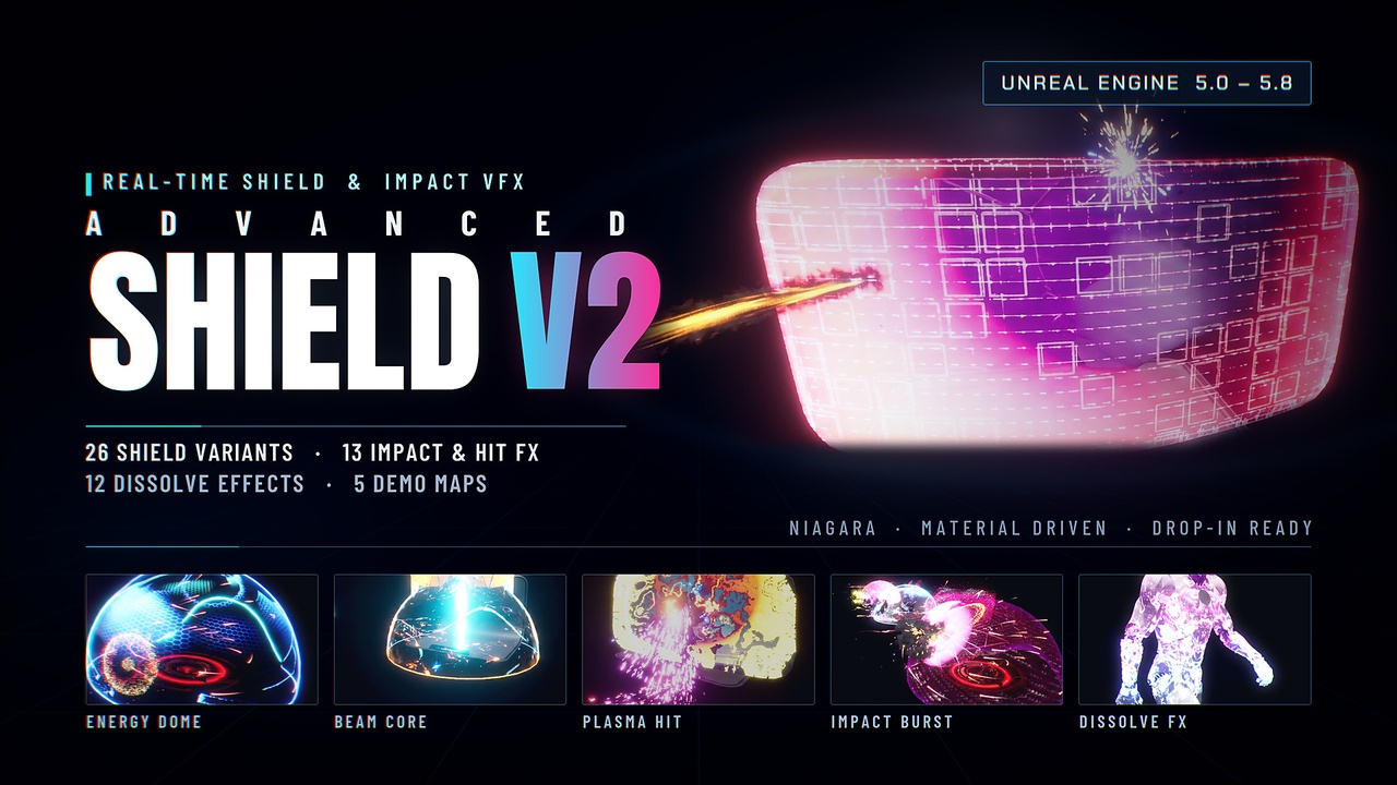 Media 1 for listing Advanced Shield VFX V2