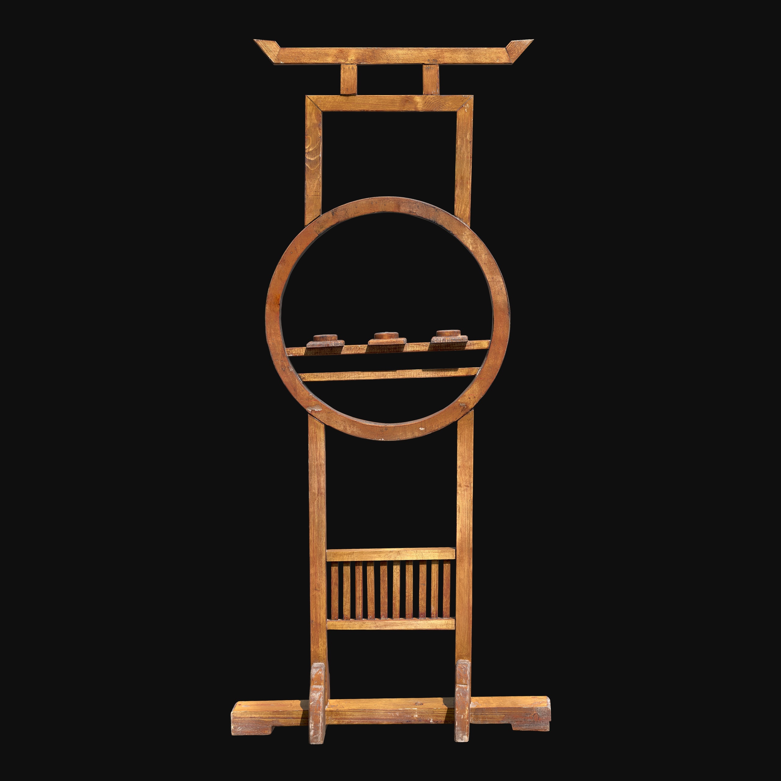 Media 1 for listing Some Chinese-style furniture, including a clothes rack, a folding screen