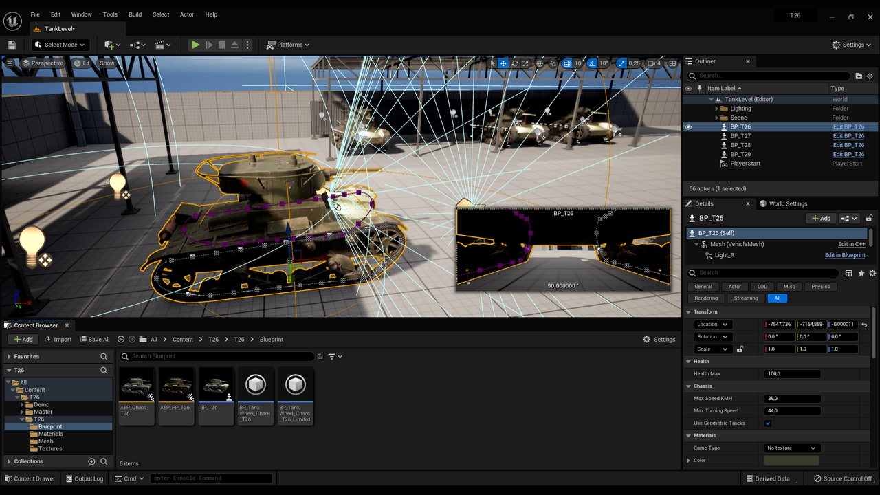 Media 1 for listing Tank Drivable T26 Battle Tank