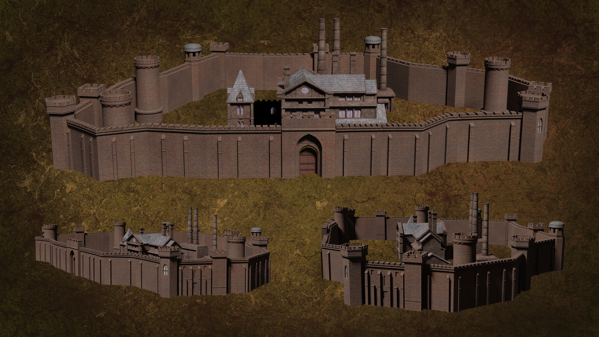 Build - Castle Walls Series Cinder Bastion N1 | Fab