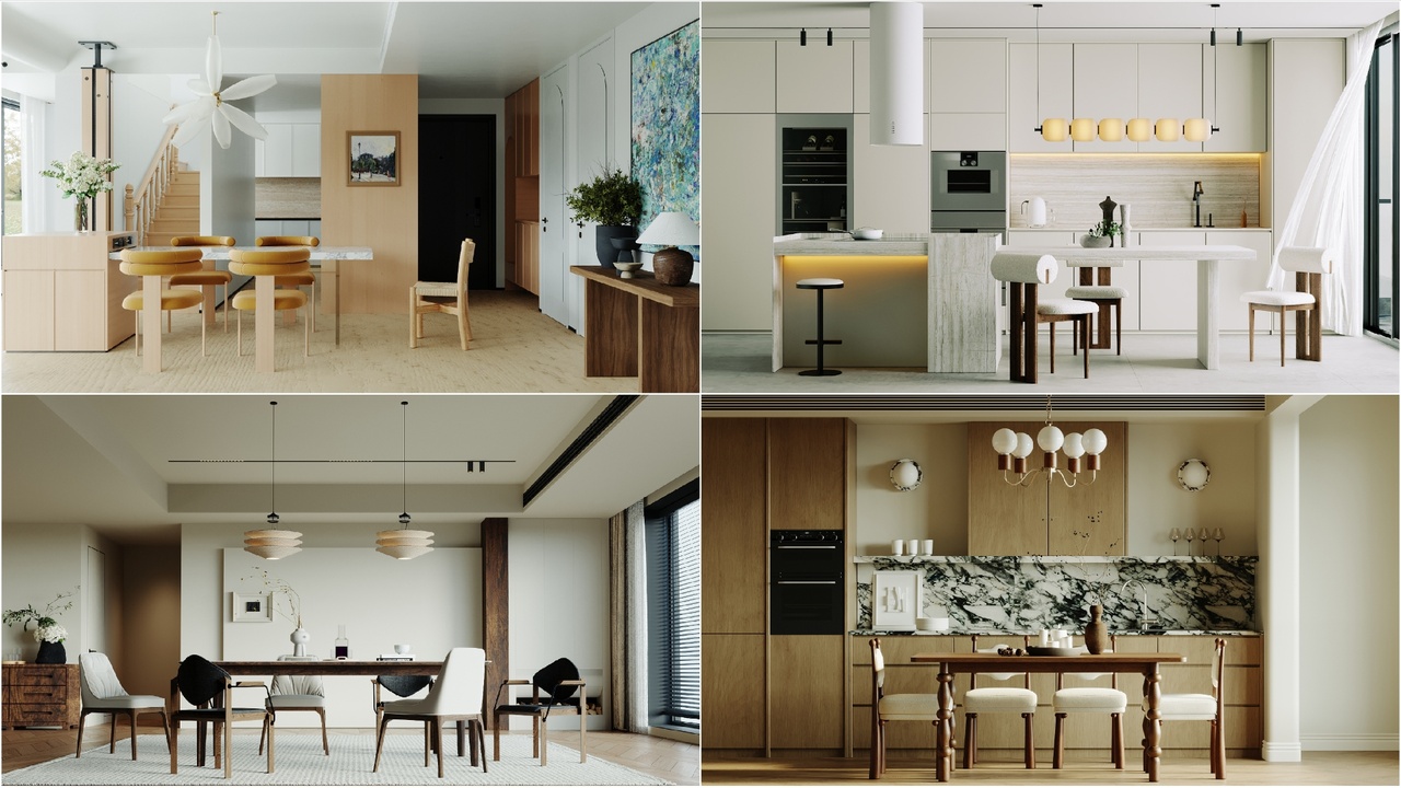 Media 1 for listing Dining Room Collection 05 - 4 Scenes